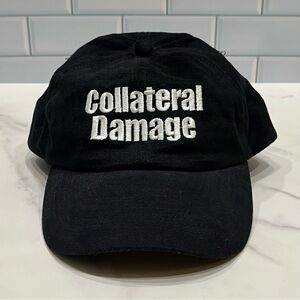 Y2K Movie Promo Hat "Collateral Damage" 2002 Warner Brothers Snap Back